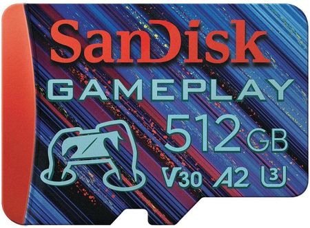 Sandisk GamePlay - flash memory card - 512GB - microSDXC UHS-I
