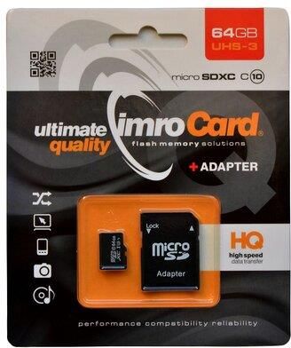 Imro MicroSDXC 64GB + Adapter