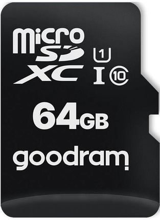 Goodram Micro SDXC 64GB Class 10 UHS-I + Adapter