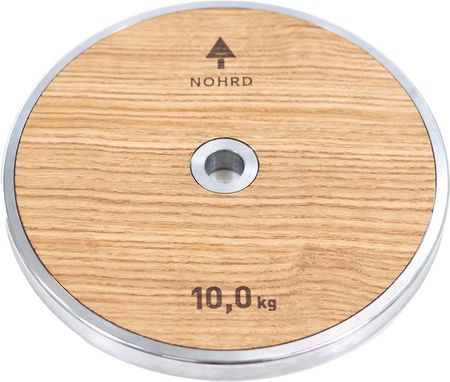 Obciążenie NOHRD WeightPlate 10kg Oak Dąb