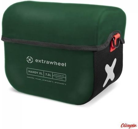 Torba Na Kierownicę Extrawheel Handy Polyester Xl 7,5L Green Black
