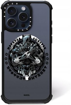 Ert Group Etui Do Apple Iphone 14 Czarna Pantera 018 Marvel Magsafe Przeźroczysty