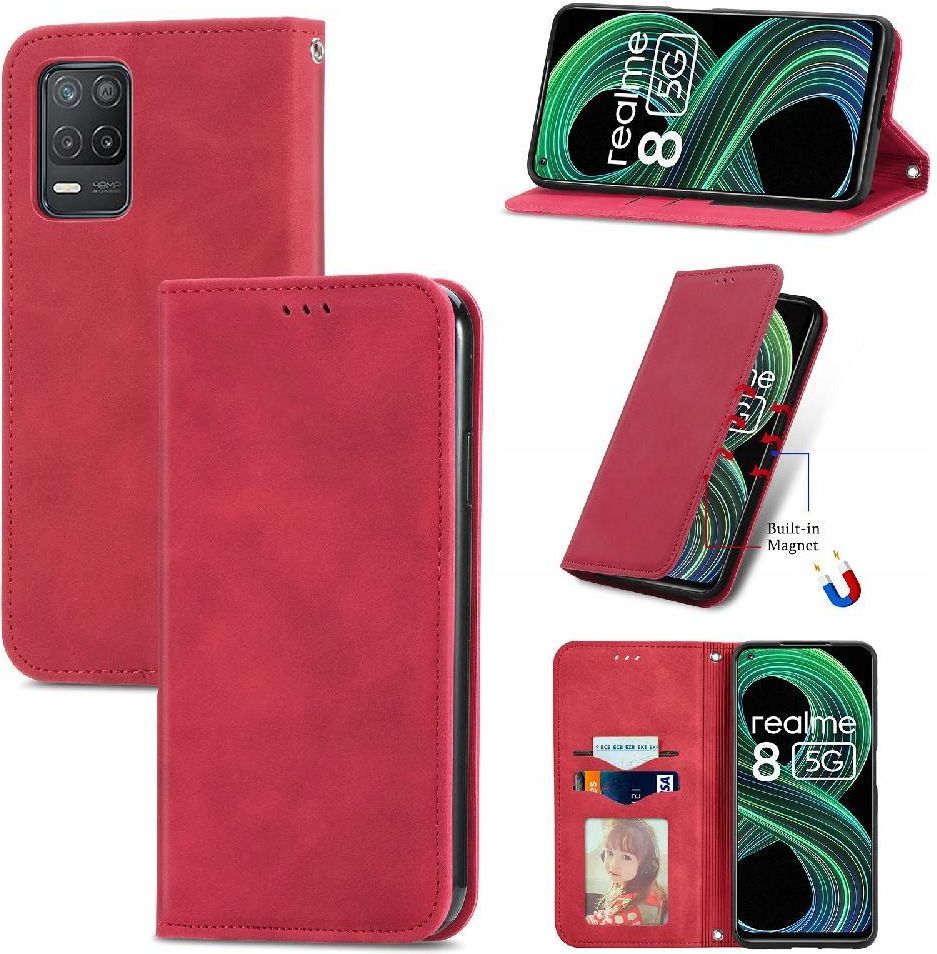 Sprawa Dla Realme 8 5G 8 Pro Zamek B yskawiczny Prosty Biznes Smycz sprawa-dla-realme-8-5g-8-pro-zamek-b-yskawiczny-prosty-biznes-smycz