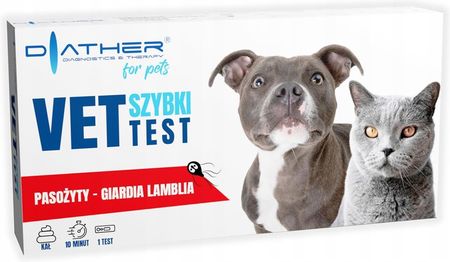 Vet-Test Pasożyty Giardia Lamblia 1 Sztuka