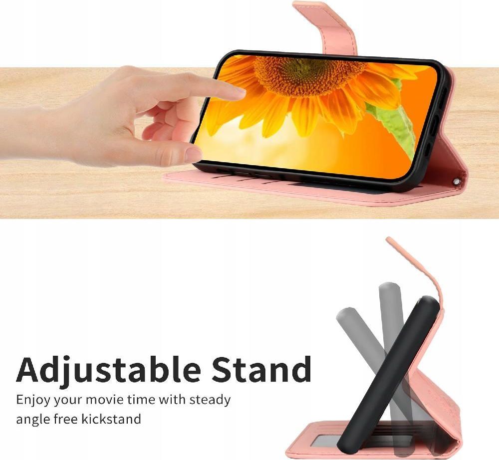 JayModCase Cover Per Nokia C10 / C20 Portafoglio Pelle PU Design Flip Folio Magnetico Con Slot Per Carte, Funzione Cavalletto E Protezione Anticurto Custodia Per Nokia C20 - Verde Chiaro - Foto 11