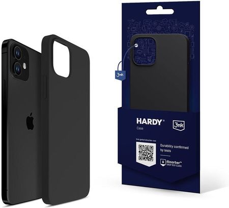 3Mk Protection Apple Iphone 12 3Mk Hardy Silicone Magcase Black
