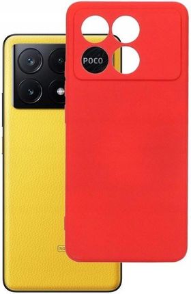 Gsm Hurt Etui Do Xiaomi Poco X6 Pro 5G Silicon Case Czerwone Pokrowiec Obudowa Guma