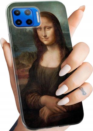 Hello Case Etui Do Motorola Moto G 5G Plus Leonardo Da Vinci Mona Łasiczka Case