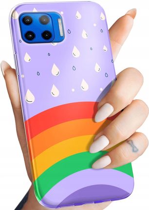 Hello Case Etui Do Motorola Moto G 5G Plus Tęcza Rainbow Obudowa Pokrowiec Case