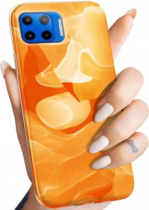 Hello Case Etui Do Motorola Moto G 5G Plus Pomarańczowe Pomarańcze Orange Case