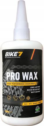 Wosk Do Łańcucha Bike7 Pro Wax Biały-Czarny 150ml