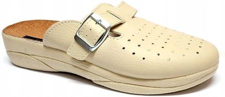 Klapki damskie klamra dziurki zakryte 39 Ceny i opinie