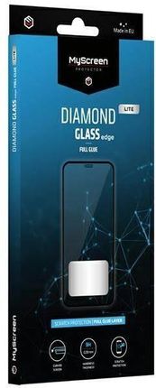 Myscreen Protector Szkło Hartowane 5D Honor X7 Diamond Glass Edge Lite Full Glue Czarne