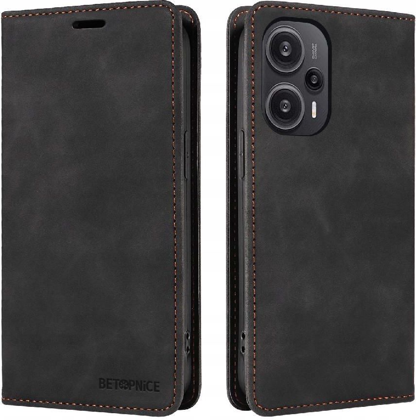 HAOYE Leather Folio Cover per Xiaomi Poco F5, Premium Pelle PU
