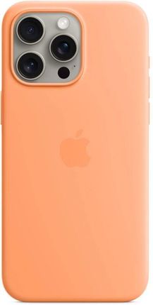 Apple Iphone 15 Pro Max Silicone Case With Magsafe Orange Sorbet