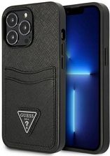 Guess Plecki Do Apple Iphone 13 Pro Max Double Card Czarny