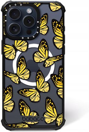 Babaco Etui Do Apple Iphone 13 Pro Motyle 002 Magsafe Żółty