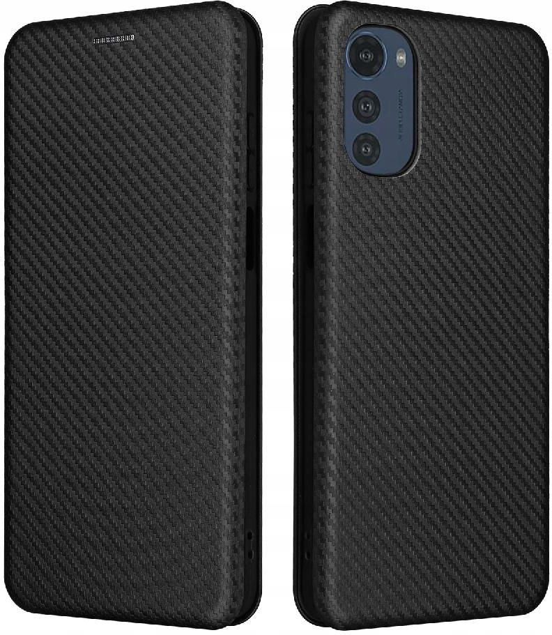 MOJIA Cover Portafoglio Per Motorola Moto E32 4G - Custodia In Pelle PU Con Supporto E Slot Per Carte - Protezione Antiurto E Graffi - Marrone