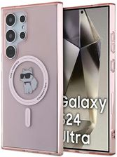 Karl Lagerfeld Klhms24Lhfccnop S24 Ultra S928 Różowy Pink Hardcase Iml Choupette Magsafe