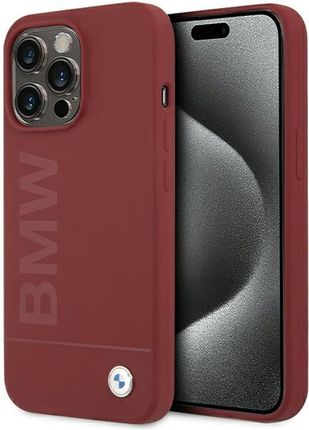 Bmw Bmhmp15Xslblre Iphone 15 Pro Max 6 7" Czerwony Red Hardcase Silicone Big Logo Magsafe