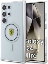 Ferrari Fehms24Lu3Clk S24 Ultra S928 Czarny Black Hardcase Iml Transp Inner Circle Line Magsafe