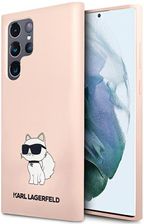 Karl Lagerfeld Klhcs24Lsnchbcp S24 Ultra S928 Hardcase Różowy Pink Silicone Choupette