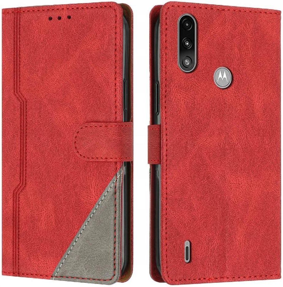 ALAMO Cover in retrò Pelle per Motorola Moto E7 Power / E7i Power, Premium Custodia in Portafoglio con Slot per Schede e Contanti - Blu