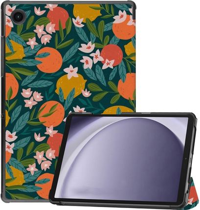 Supero Etui Slimcase Case Do Samsung Galaxy Tab A9 Sm X210 Wielokolorowy Z Motywem Pomarańczy