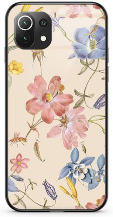 Etui Szklane Xiaomi Mi 11 Lite 5G Kolorowe Kwiaty Ii