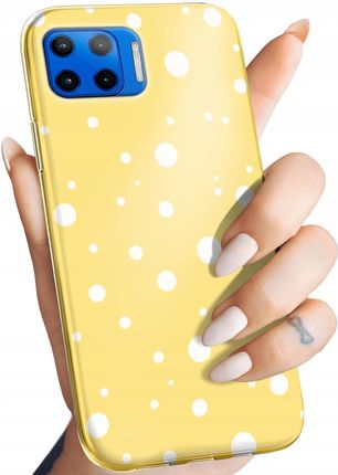 Hello Case Etui Do Motorola Moto G 5G Plus Kropki Grochy Bokeh Dots Obudowa Case