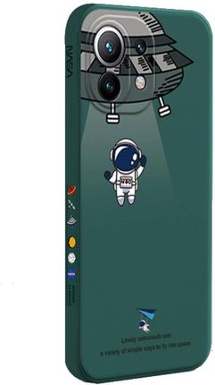 Nemo Etui Xiaomi Redmi 12 4G Astronauta Nasa Ciemnozielone