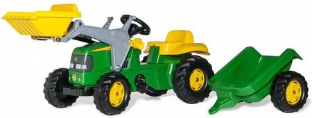 Rolly Toys Traktor Na Pedały John Deere Z Łyżką I Przyczepą 23110