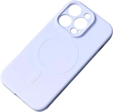 Hurtel Silikonowe Magnetyczne Etui Iphone 13 Pro Max Silicone Case Magsafe Jasnoniebieskie
