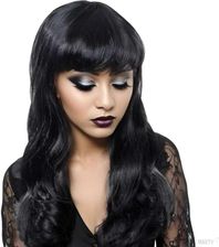 Zdjęcie Godan Peruka Czarne Włosy Z Grzywką Długa Proste Glamour SLPGLA - Człuchów