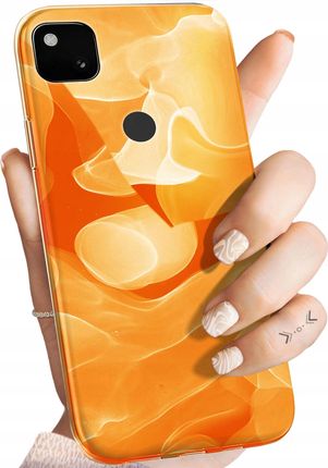 Hello Case Etui Do Google Pixel 4A Pomarańczowe Pomarańcze Orange Obudowa Case