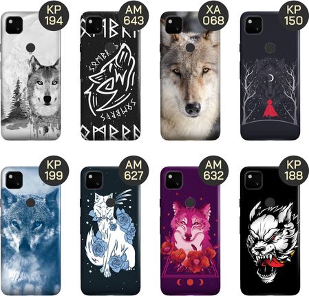 Hello Case Etui Do Google Pixel 4A Wilk Wilkołak Wolf Wilczyca Obudowa Pokrowiec - zdjęcie 3