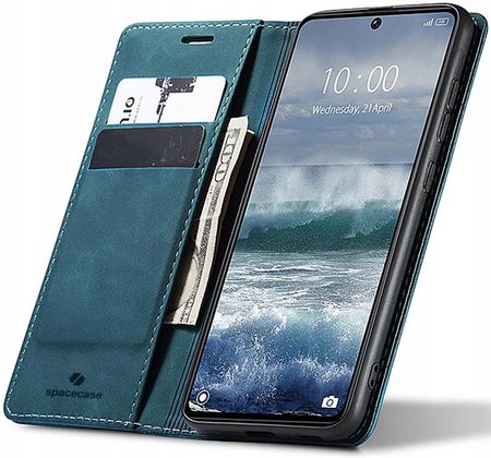 Spacecase Etui Case Z Klapką Do Poco X6 5G Redmi Note 13 Pro 5G Skórzane Portfel