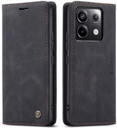 Caseme Etui Typu Portfel Do Redmi Note 13 Pro 5G Skórzane Smart Case Cover