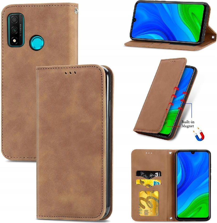 RanTuo Cover per Huawei P Smart 2020 Etui Custodia, con Slot per Schede, Staffa Incorporata, Custodia Flip Cover in Pelle PU per Huawei P Smart 2020.(Nero