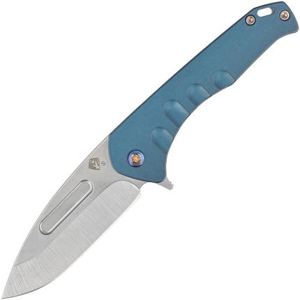 Medford Knife And Tool Nóż Składany Medford Praetorian Swift Fl Flipper Tumbled Blade Blue Handle Flamed Hw Clip S45Vn Mkff2064Td 44Tm Tfcf Q4 120242