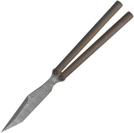 Fox Nóż Motylkowy Phi Bronze Titanium Damasteel Super Dense Twist By Vincenzo Fiore Fx 570 Tid 121010