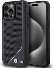 Bmw Oryginalne Etui Apple Iphone 15 Pro Max Hardcase Perforated Twisted Line Magsafe Bmhmp15L23Pucpk Czarne