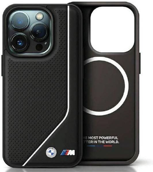 Bmw Perforated Magsafe Etui Skórzane Obudowa Pokrowiec Do Iphone 15 Pro ...
