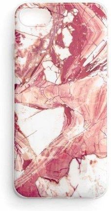 Wozinsky Marble Żelowe Etui Pokrowiec Marmur Xiaomi Redmi Note 10 5G Poco M3 Pro Różowy