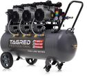 Tagred Profesjonalny Kompresor Bezolejowy 10 Bar 100L 6-Tłokowy Mocny, Cichy (TA3389)