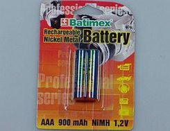Zdjęcie Batimex do Akumulatorek AAA/R03 900mAh NiMH 1,2V (H-AAA900A-2BP) - Myślenice
