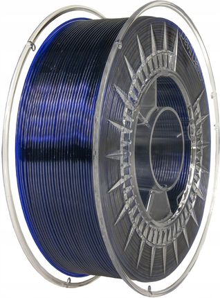 Devil Design Filament Pet-G 1.75Mm Ultra Blue Ciemny Niebieski Transparent (Ddpetgultrablue)