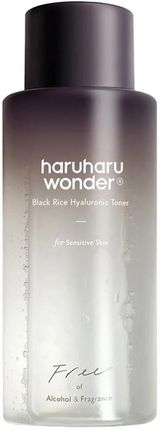 Haruharu Wonder - Black Rice Hyaluronic Toner Free - Bezzapachowy Tonik Nawilżający do Twarzy z Fermentem Ryżowym - 150ml