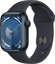 Zdjęcie Apple Watch Series 9 GPS Koperta 41mm Z Aluminium W Kolorze Północy Z Opaską Sportową W Kolorze Północy (MR8W3QIA) - Czarna Woda