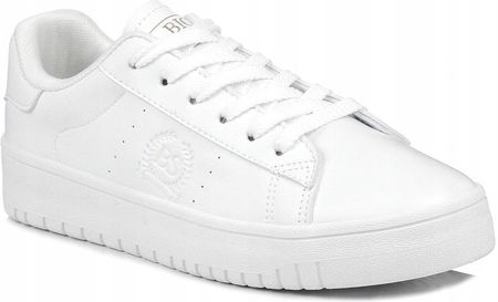 Buty sneakersy damskie sportowe białe ekoskóra Big Star NN274577 36